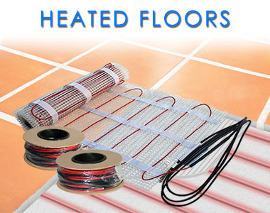 Radiant heated floor