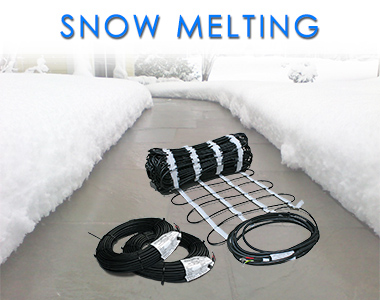 Radiant snow melting system