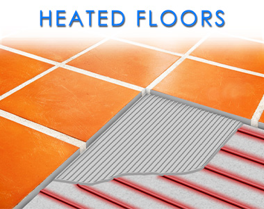 Radiant heated floor