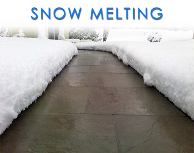 Radiant snow melting system
